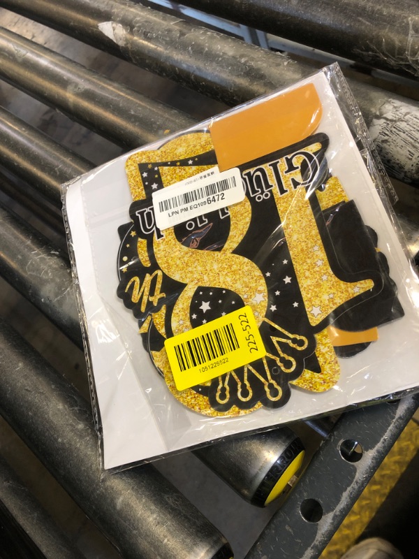 Photo 1 of 9Pcs Black Gold 18th Birthday Decorations Honeycomb Centerpieces for Boys Girls,Happy 18th Birthday Centerpieces Tables Toppers Party Decorations Supplies,Vintage 2007 Aged Birthday Table Sign Decor