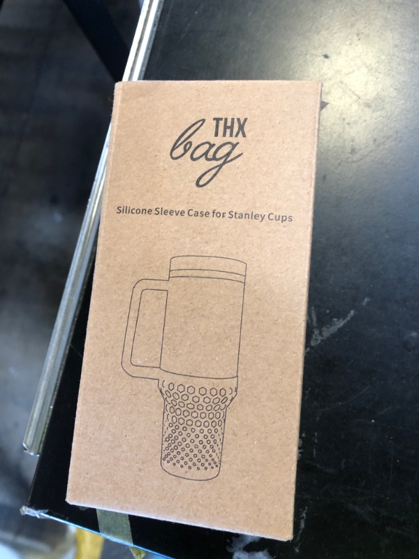 Photo 1 of Thxbag Silicone Boot for Stanley Cup 40oz,Beige Boot Sleeve Cover Fit with Stanley H2.0 and Quencher Adventure Tumbler Accessories (Cream, 40 oz)