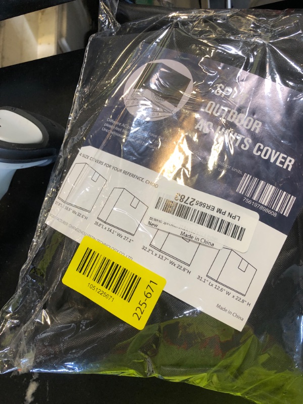 Photo 1 of BEWAVE Split Air Conditioner Cover for Outside Compressor Units Waterproof AC Cover with Vent Hole for Outdoor Mini Split System AC Unit Fits up to 37.8 x 16.5 x 32.6 inches