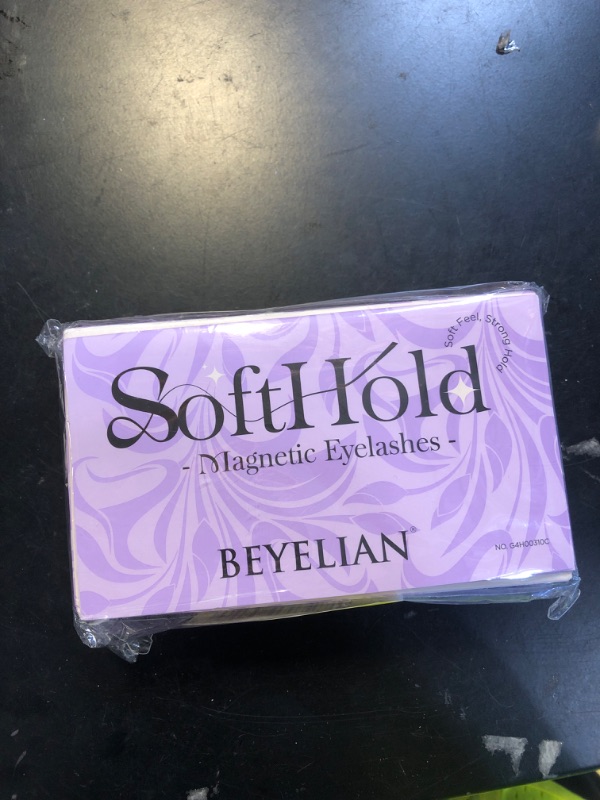 Photo 1 of BEYELIAN Magnetic Eyelashes Natural Look Soft Magnetic Lashes with Applicator Reusable No Glue Needed False Eyelashes Easy to Wear and Remove (1 Pair,SME03)