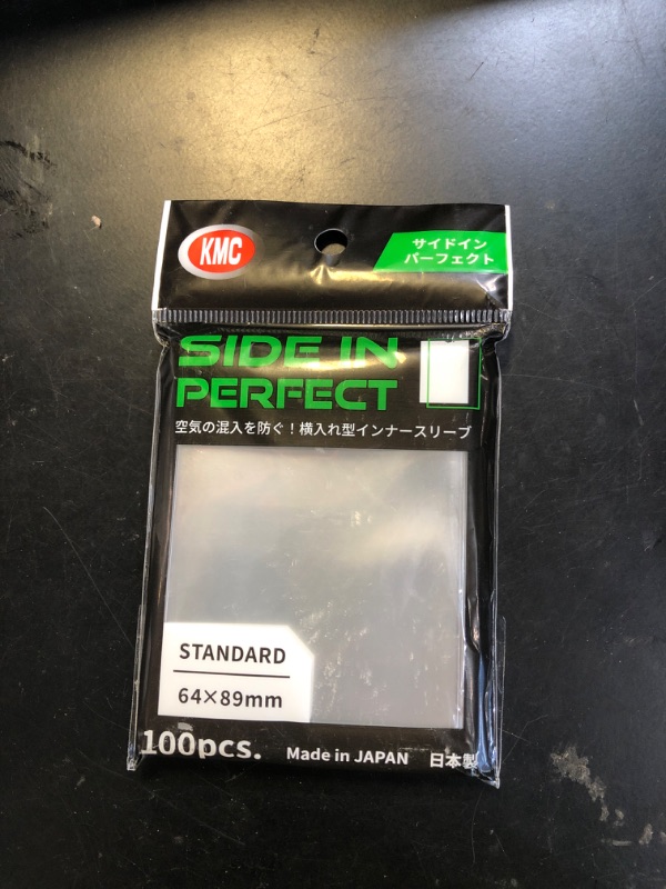 Photo 1 of KMC 713 Standard Size Side In Perfect Fit - Sideloading (100 Sleeves), clear