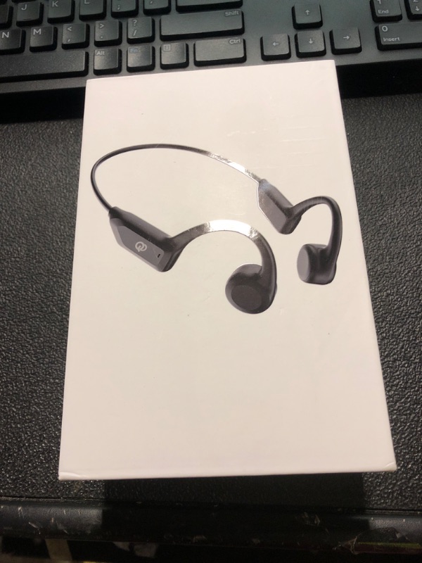 Photo 1 of Qyzue Bone Conduction Headphones, Open Ear Headphones Wireless Bluetooth with Mic, Superior Sound Running Headphones 10H Playtime, Comfortable Fit Waterproof for Music, Workouts, Travel
