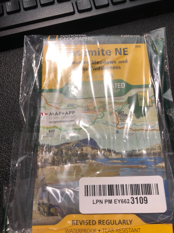 Photo 1 of Yosemite NE: Tuolumne Meadows and Hoover Wilderness Map (National Geographic Trails Illustrated Map, 308)