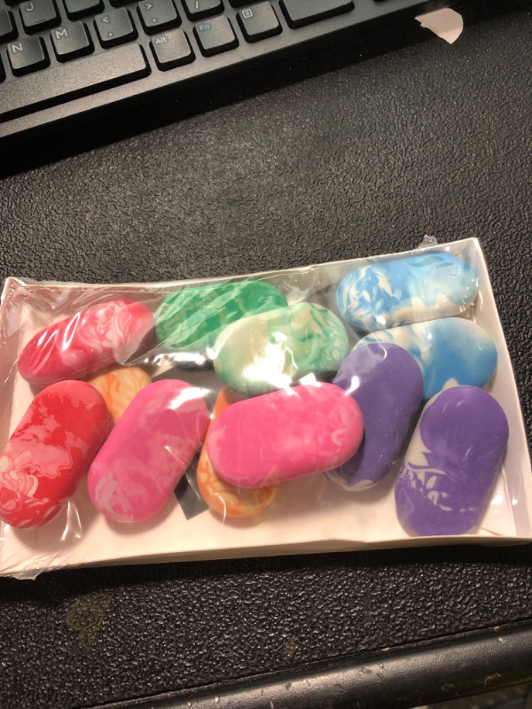 Photo 1 of Mr. Pen- Erasers, 12 Pack, Marble Pencil Eraser, Erasers for Pencils, Back to School Supplies