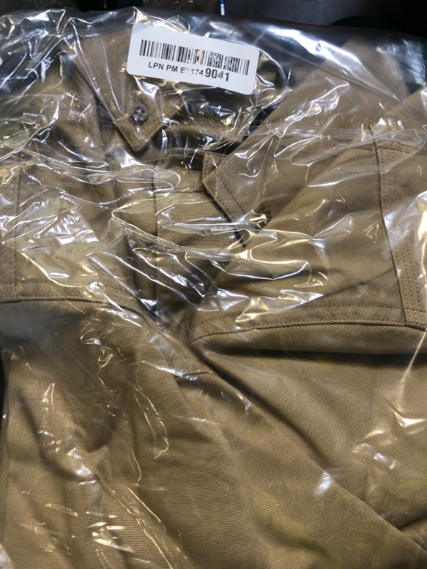 Photo 1 of Carhartt Men's Rugged Professional Long Sleeve Work Shirt Shirt, -dark khaki, Large