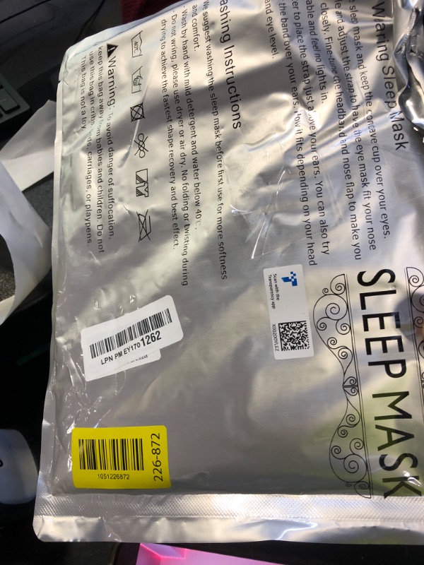 Photo 1 of LKY DIGITAL Sleep Mask for Side Sleeper 3 Pack, Blackout 3D Eye Mask for Sleeping, Night Blindfold for Men Women