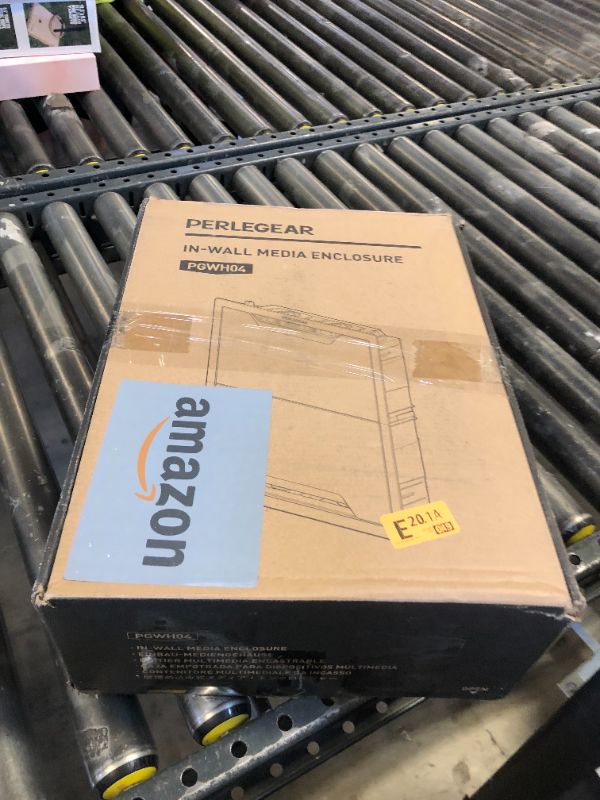 Photo 1 of Perlegear 17? in-Wall Media Box, Electrical Box, Recessed Outlet Box and Media Enclosure for One Connect Box & Network Switches, Cable Management Kit with Cutting Template, Dust Bag & Drywall Saw