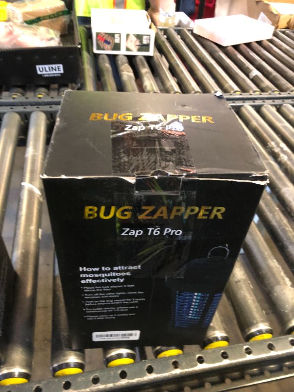 Photo 1 of GOOTOP Bug Zapper Outdoor, Mosquito Zapper, 3 Prong Plug in Electric Fly Zapper, Mosquito Killer, Fly Traps, Flying Insects Zapper Indoor Outdoor 90-130V, 4200V, ABS Plastic Outer (Black)