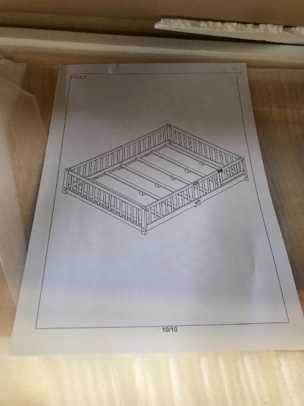 Photo 1 of FULL FLOOR BED WITH SLATS AND DOOR 