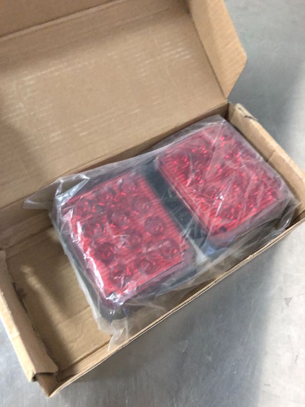 Photo 1 of ADAURIS 2PCS Red Magnetic strobe lights,flashing red light,Strobe Lights, Beacon strobe light,Warning Emergency beacon lights with Magnetic for Trucks Trailer Bus Tracto