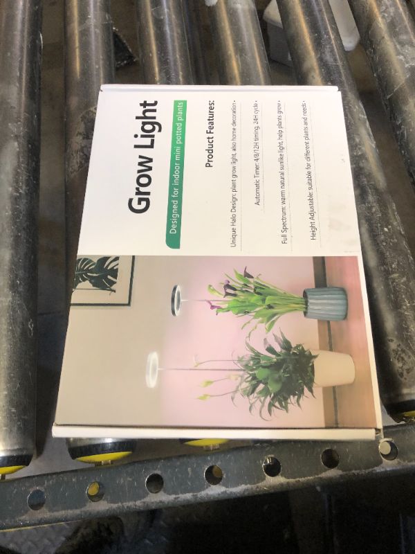 Photo 1 of LORDEM Black Full Spectrum LED Grow Light, 72 LEDs, 4 Brightness Settings, Auto On/Off Timer, Height Adjustable, Ideal for Large Plants