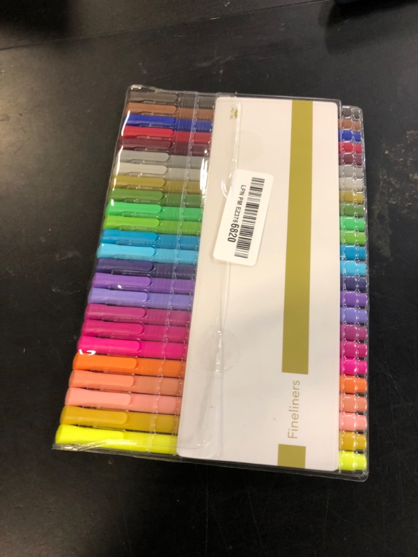 Photo 1 of Mr. Pen- Fineliner Pens Colored, 24 Pack, Ergonomic Triangular Colorful Barrels, 0.4mm Fine Liner Pens