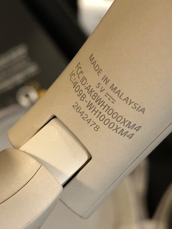 Photo 1 of Sony WH-1000XM4 Wireless Premium Noise Canceling Overhead Headphones with Mic for Phone-Call and Alexa Voice Control, Silver WH1000XM4