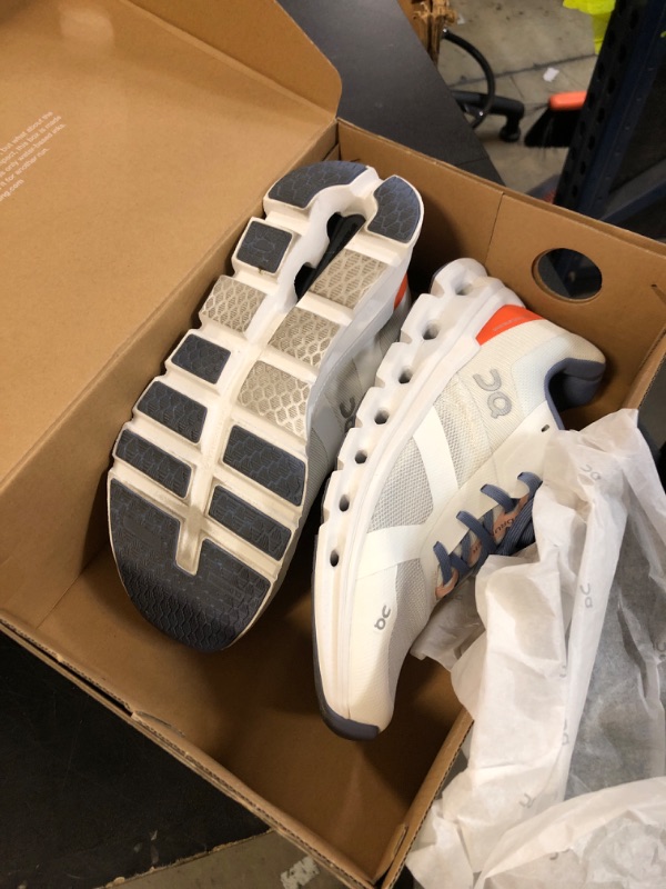 Photo 1 of On Women's Cloudrunner Trainers, Undyed White Flame, 8