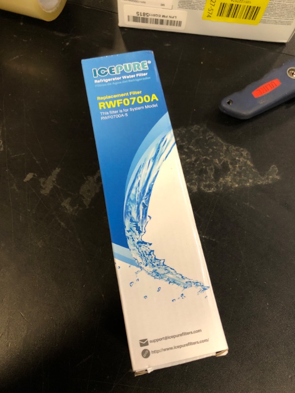 Photo 1 of ICEPURE DA29-00020B Refrigerator Water Filter Replacement for Samsung RF28HFEDBSR, RF263BEAESR, HAF-CIN, RF263BEAESR, DA97-08006A, RF261BEAESR, DA29-00020A, RF28JBEDBSG, 46-9101, 2PACK