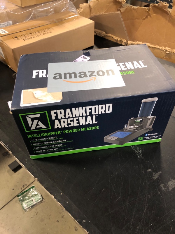 Photo 1 of Frankford Arsenal Intellidropper Electronic Powder Measure for Powder Measuring with LCD Display and Free Reloading Database App for iPhone, Windows, and Google,gray