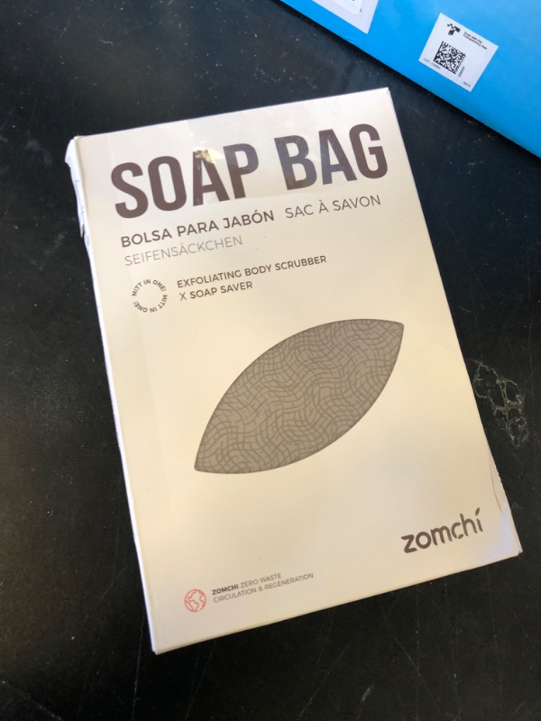 Photo 1 of ZOMCHI 2 Pieces of Soap Bags with Gentle Roughness, Soap Savers for Bar Soap, Body Scrubbers for Use in Shower, Soap Exfoliating Bag