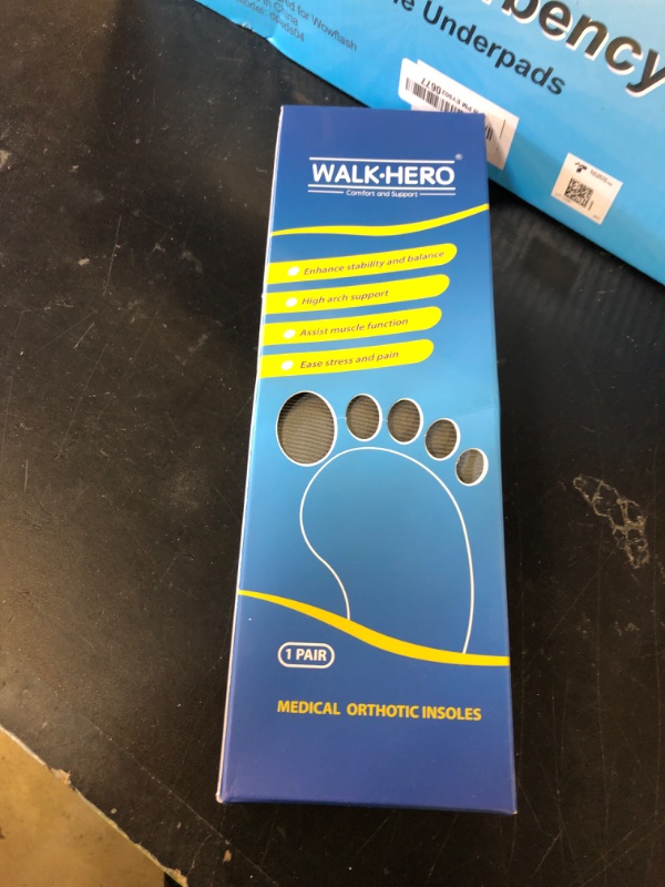 Photo 1 of Plantar Fasciitis Feet Insoles Arch Supports Orthotics Inserts Relieve Flat Feet, High Arch (Mens 10-10 1/2 | Womens 12-12 1/2)