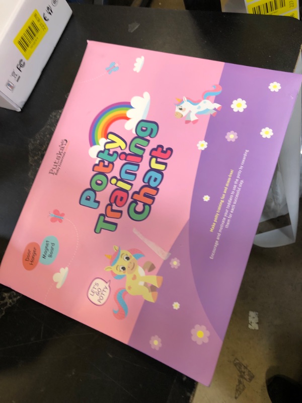 Photo 1 of PUTSKA Potty Training Reward Chart for Girls with 35 Reusable Stickers – Potty Chart for Toddlers Girls - Reward Chart for Kids for Toilet Success - Unicorn
