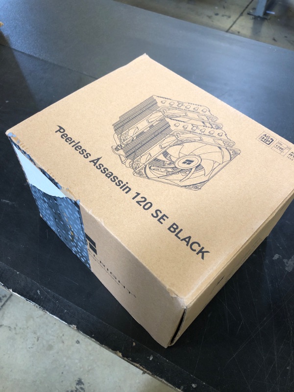 Photo 1 of Thermalright Peerless Assassin 120 SE Black CPU Air Cooler, 6 Heat Pipes, Dual TL-C12C PWM Fans, 155mm High CPU Cooling,for AM4/AM5,Intel LGA 1851/1700/1150/1151/1200(PA120SE Black)