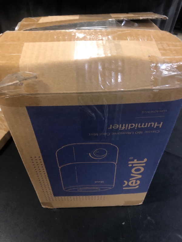 Photo 1 of LEVOIT Top Fill Humidifiers for Bedroom, 2.5L Tank for Large Room, Easy to Fill & Clean, 28dB Quiet Cool Mist Air Humidifier for Home Baby Nursery & Plants, Auto Shut-off and BPA-Free for Safety, 25H