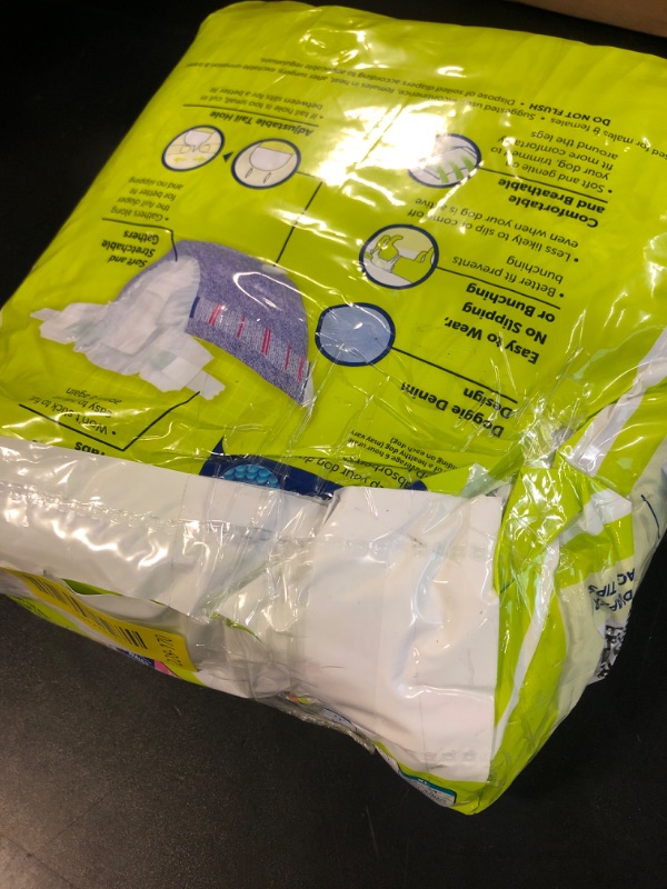 Photo 1 of New! Hartz® Comfitables® Disposable Dog Diapers, Size XS 38 count, Comfortable & Secure Fit, Easy to Put On, Super Absorbent Male and Female Diaper