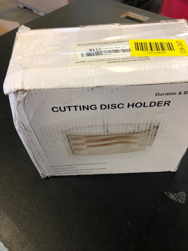 Photo 1 of Cutting Blade Disc Holder Storage for Cuisinart Food Processors DLC-DH (Stores 3 Cutting Disc Blades)