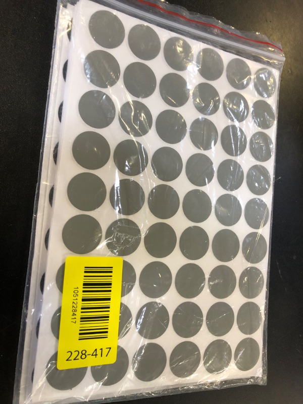 Photo 1 of 648 Pieces Screw Hole Covers Stickers Wood Stickers for Furniture PVC Adhesive Screw Cover Caps for Wall Cabinet Desk Self-Adhesive Screws Hole Sticker 21mm Dustproof Wood Textured Sticker (12 Colors)