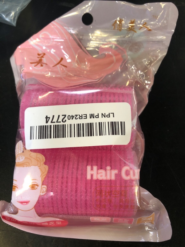 Photo 1 of 2Pcs/Set Plastic Hair Rollers Curlers Bangs Self-Adhesive Hair Volume Hair Curling Styling Tools Magic Women DIY Makeup Tools S