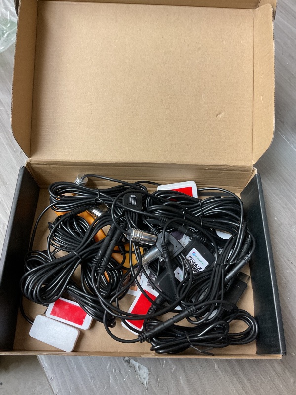 Photo 1 of Interior Car Lights, 9 in 1 Car LED Strip with Wireless APP/RF Remote/Button Control, 16 Million Colors Ambient Lighting Kit with 5 Fiber Optic LED Strips & 4 Under Dash Lights