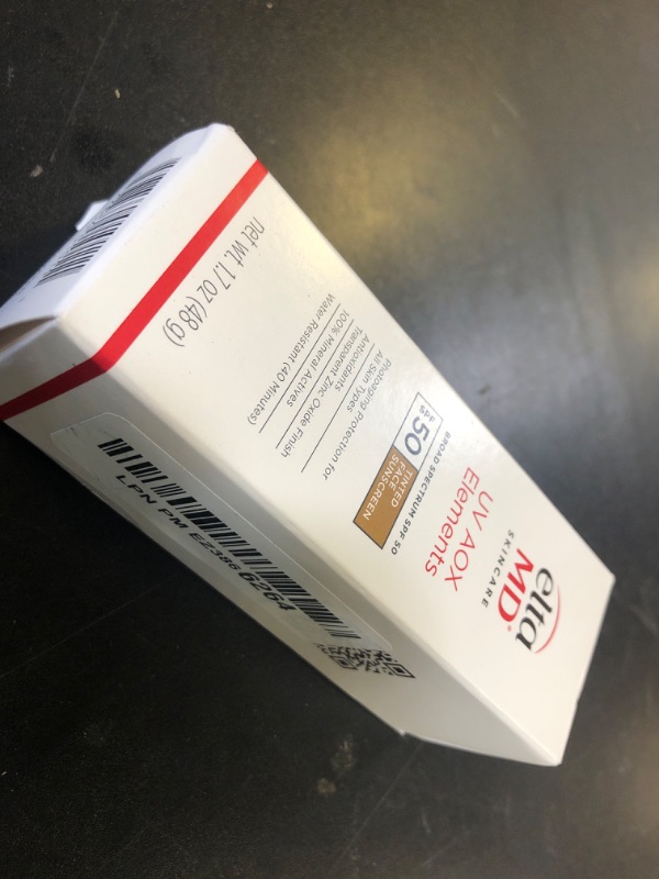 Photo 1 of EltaMD UV AOX Elements Tinted Mineral Face Sunscreen Lotion, Tinted Moisturizer for Face SPF 50 with Antioxidants, For Dry Sensitive Skin 1.7 oz Pump