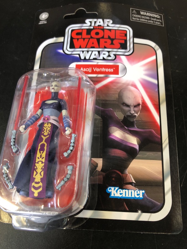 Photo 1 of STAR WARS The Vintage Collection Asajj Ventress, The Clone Wars 3.75 Inch Premium Collectible Action Figure