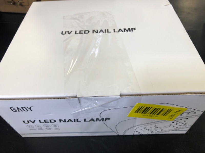 Photo 1 of GAOY Professional UV Nail Lamp, Big Cavity Design for Long Nails, 36 LED Fast Curing Light with Infrared Sensor for Salon Gel and Acrylic Polish