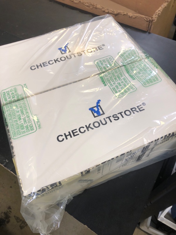 Photo 1 of CheckOutStore (50) Premium Standard Double 2-Disc DVD Cases 14mm (Clear)