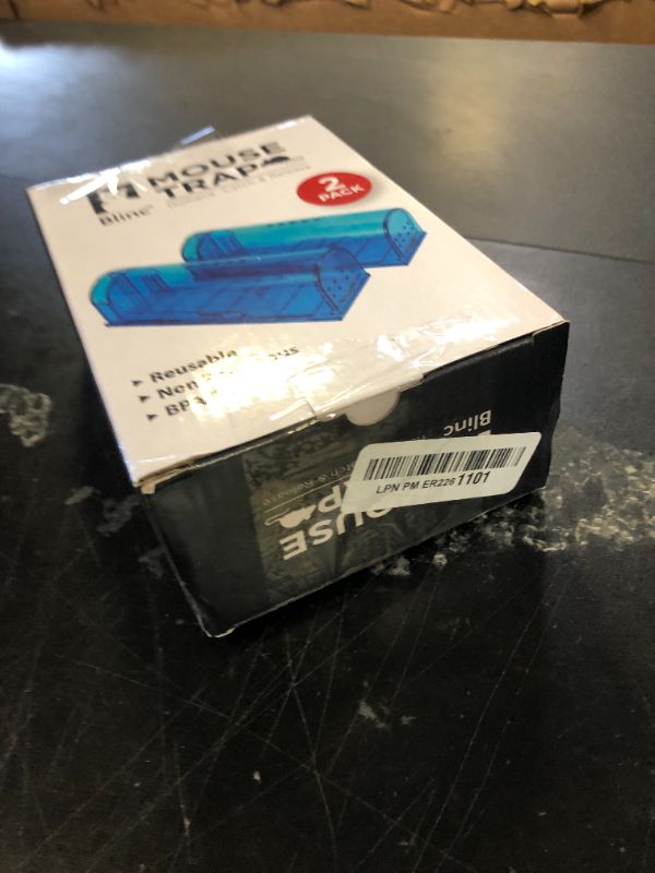 Photo 1 of Humane Mouse Trap | Catch and Release Mouse Traps That Work | Mice Trap No Kill for mice/Rodent Pet Safe (Dog/Cat) Best Indoor/Outdoor Mousetrap Catcher Non Killer Small Capture Cage (Blue)