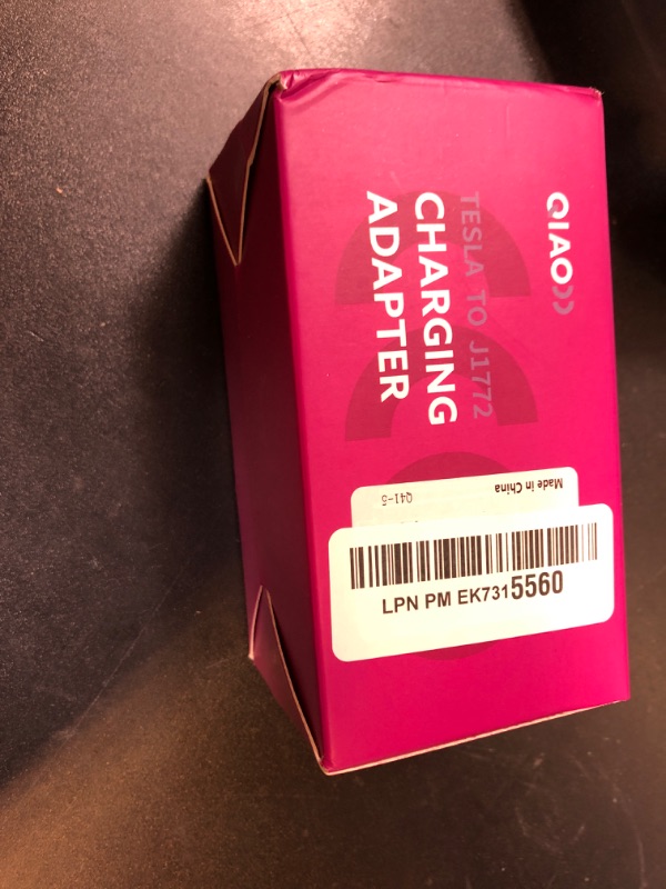 Photo 1 of QIAO Fit for Tesla to J1772 Adapter, Up to 80Amp 250V Converter - Silver Plated NACS to J1772 Level 2 EV Efficient Charging Adapter, Compatible with Tesla Wall/Destination/Mobile Connectors