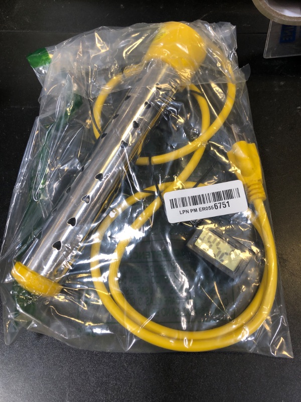 Photo 1 of Immersion Water Heater,with 304 Stainless Steel Cover Intelligent Temperature Control and UL Certification Portable Bucket Heater Heat 5 Gallons of Water in Minutes