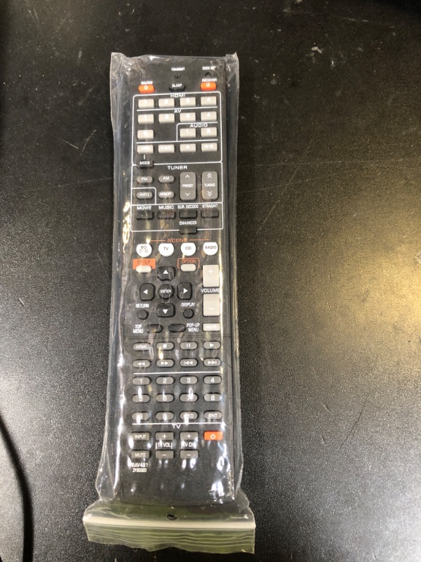Photo 1 of LR General AV Remote Control Replaced Fit for 491 RX-A1010 RX-A810 RX-V671 RX-V871 RAV444 WW511600 RX-A810BL RX-V871BL RAV448 RX-A730 for Yamaha AV Receiver