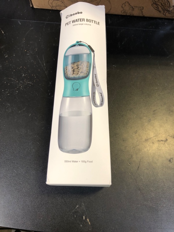 Photo 1 of Cibaabo Dog Water Bottle with Food Container, Travel Puppy Water Bowl, Portable Pet Dispenser, Dog Stuff Accessories Items, Puppy Essentials Necessities for Yorkie Chihuahua Cat Walking and Hiking