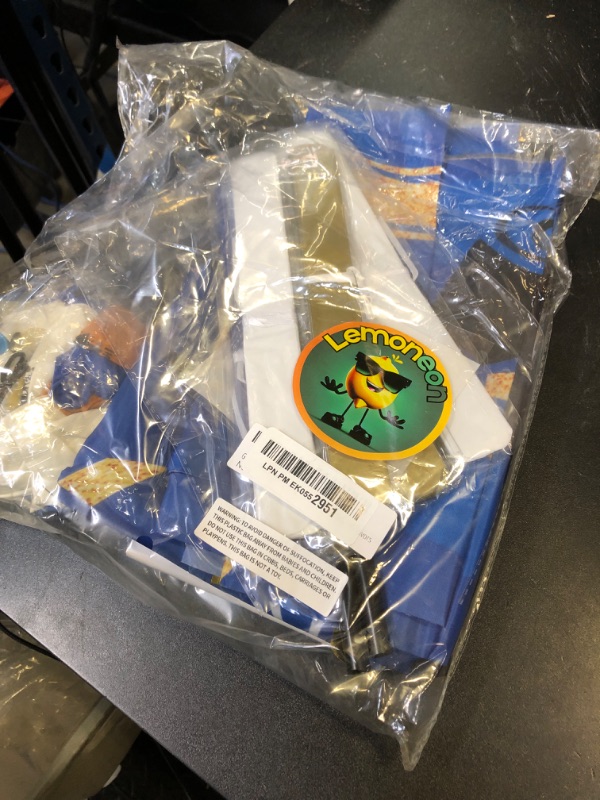 Photo 1 of Lemoneon Class of 2025 Graduation Decorations Blue & Gold Party Supplies Favors with Banner Background 2025 Foil Balloons Tassels Pom Poms Star Balloons