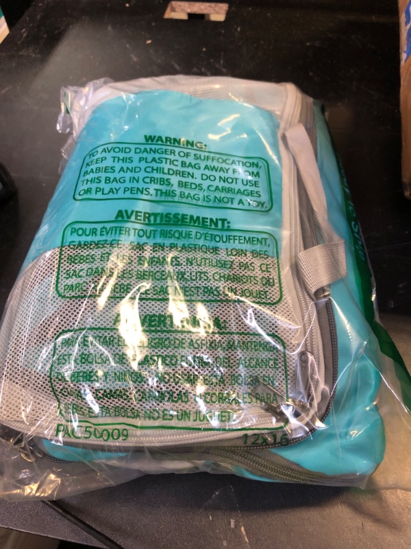 Photo 1 of 10 Set Compression Packing Cubes for Travel Essentials,Compressible Expandable Packing Cubes for Suitcase,OlarHike Luggage Organizer Bags for Travel,Handy Helper for Organizing Clothes(Cyan)