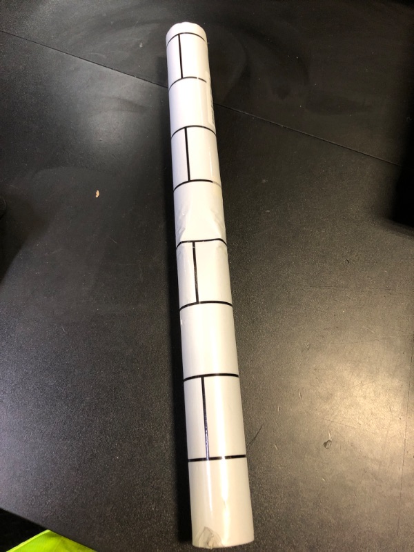 Photo 1 of ReWallpaper Kitchen Wallpaper Peel and Stick Backsplash Wallpaper for Kitchen Wall Bathroom Waterproof Subway Tile Contact Paper Back Splash Tiles Peel and Stick White Tile Wall Paper Roll 17.7X79