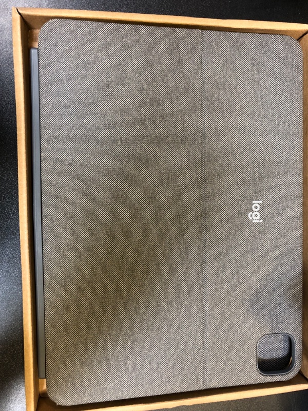 Photo 1 of Logitech Combo Touch iPad Air 11 inch Case M2 (2024), iPad M3 & Air (4th & 5th gen - 2020, 2022) Keyboard Case with Kickstand - Midnight Black