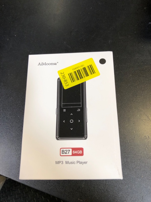 Photo 1 of 64GB MP3 Player with Bluetooth 5.2, AiMoonsa Music Player with Built-in HD Speaker, FM Radio, Voice Recorder, HiFi Sound, E-Book, Earphones Included
