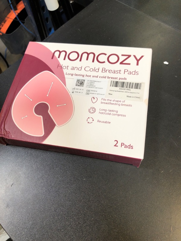 Photo 1 of Momcozy Larger Breast Therapy Packs, Hot and Cold Breast Pads with 2 Soft Covers, Breastfeeding Essentials?2 Pack?Pink