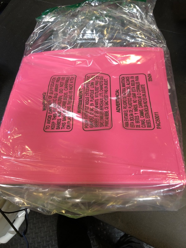Photo 1 of Carstens 2-Inch Heavy Duty 3-Ring Binder - Side Opening, Bubble Gum Pink, Durable Plastic, Precision No-Gap Rings, Waterproof Cover, No Pockets, Holds 300 Letter Sheets, BPA-Free Made in USA (2840-3R)