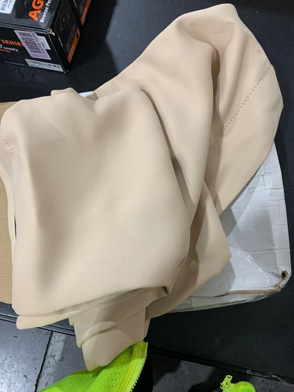 Photo 1 of BONZER Waterproof Outdoor Curtains for Patio Porch Pergola Cabana Light Filtering Privacy Grommet Indoor Curtain Panels for Bedroom Living Room, 1 Panel, 84W x 108L inch, TAN