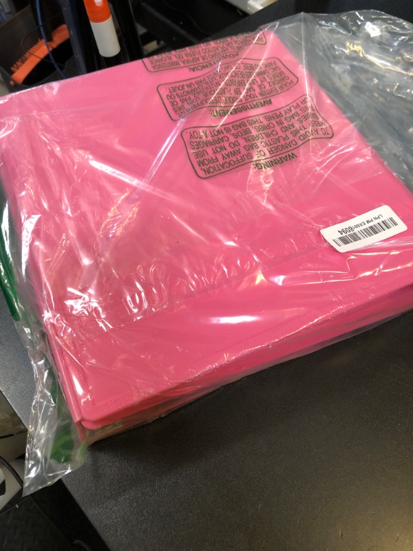 Photo 1 of Carstens 2-Inch Heavy Duty 3-Ring Binder - Side Opening, Bubble Gum Pink, Durable Plastic, Precision No-Gap Rings, Waterproof Cover, No Pockets, Holds 300 Letter Sheets, BPA-Free Made in USA (2840-3R)