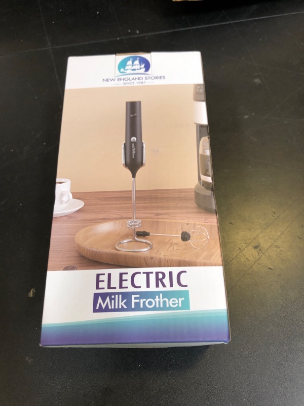 Photo 1 of Rechargeable Milk Frother, 3 Speed Frother Wand Handheld Foam Maker with 2-layer Stainless Steel Whisk for Making Cappuccinos, Lattes, Bulletproof Coffee, Keto Drinks, Protein Shakes, and Matcha
