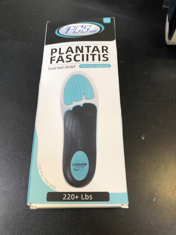 Photo 1 of PCSsole Plantar Fasciitis Insoles Men Women- 220+lbs Heavy Duty High Arch Support Inserts with Comfort Cushion Orthotic Pain Relief Insoles for Flat Feet - Arch Pain - Heel Pain -Work Boot Shoe Insole